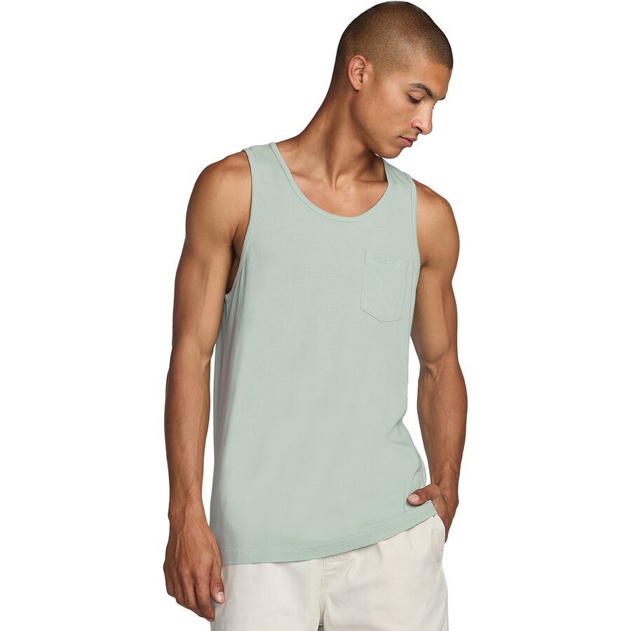 RVCA PTC Pigment Tank Top - Men's Blue Haze