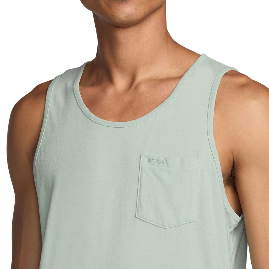 RVCA PTC Pigment Tank Top - Men's Blue Haze