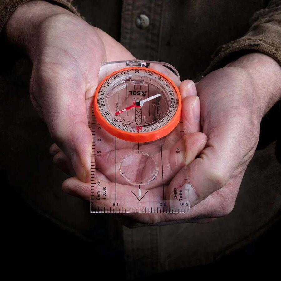 S.O.L Survive Outdoors Longer Deluxe Map Compass One Color