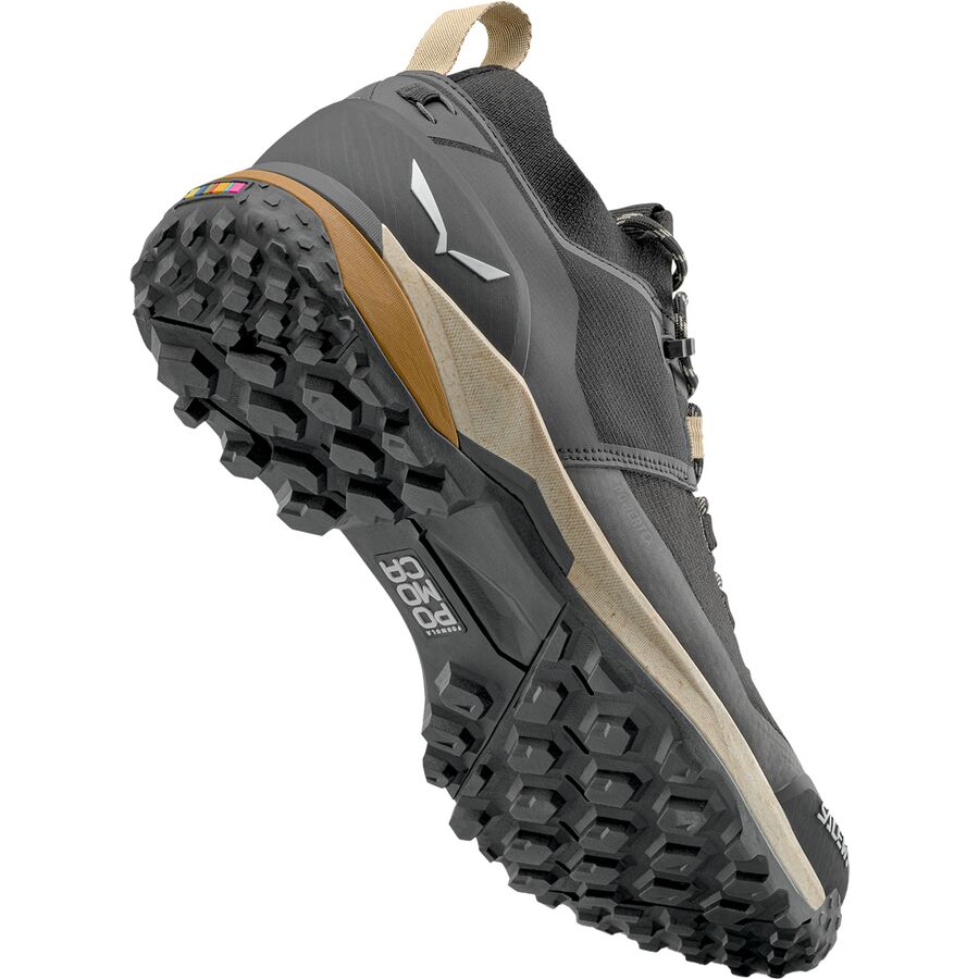 Salewa Puez 2 Knit PTX Shoe - Men's Black/Black
