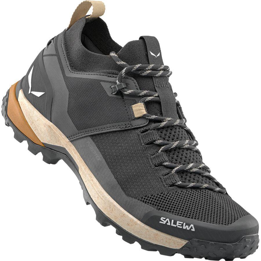 Salewa Puez 2 Knit PTX Shoe - Men's Black/Black