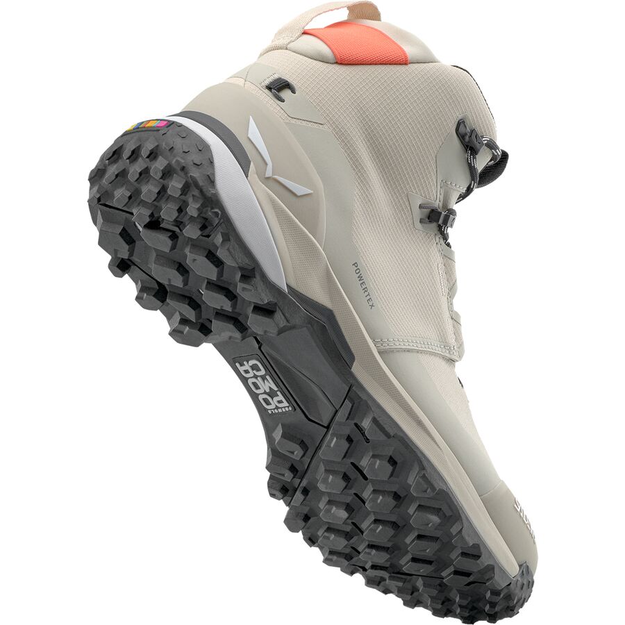 Salewa Puez 2 Mid PTX Boot - Women's Oatmeal/Oatmeal