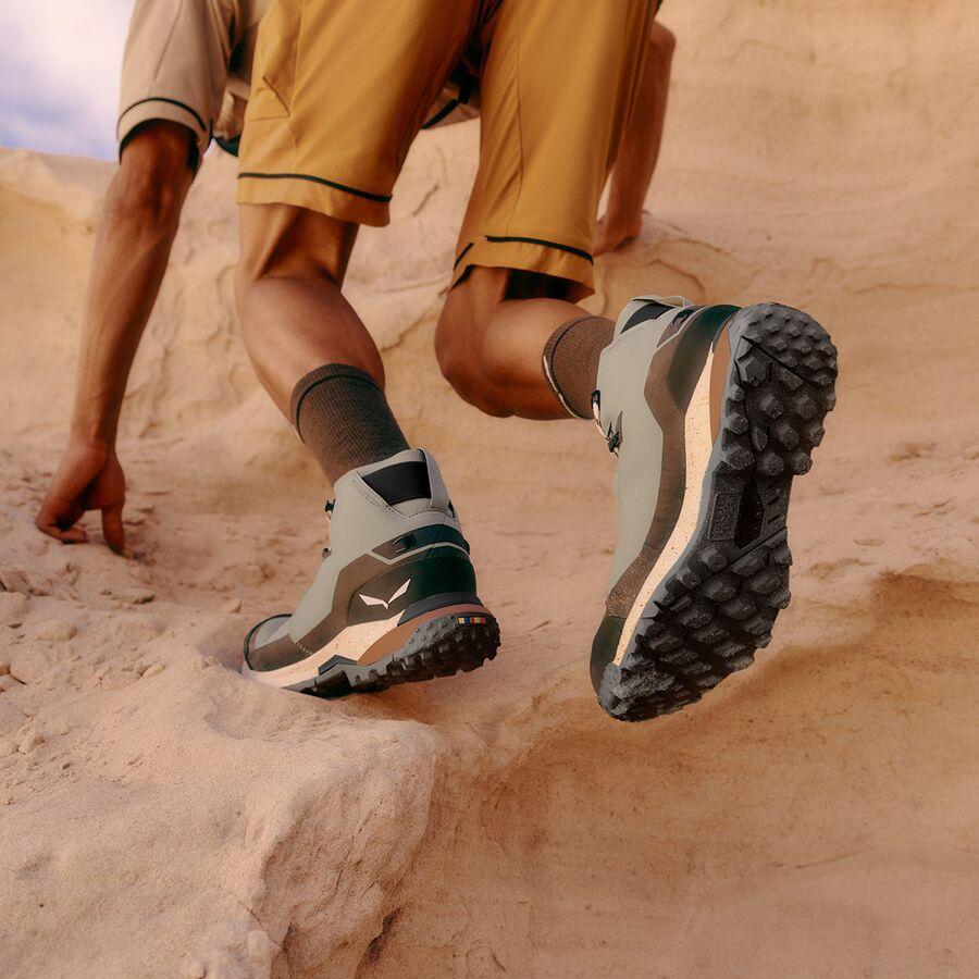 Salewa Puez Knit Mid PTX Hiking Boot - Men's Java Blue/Black