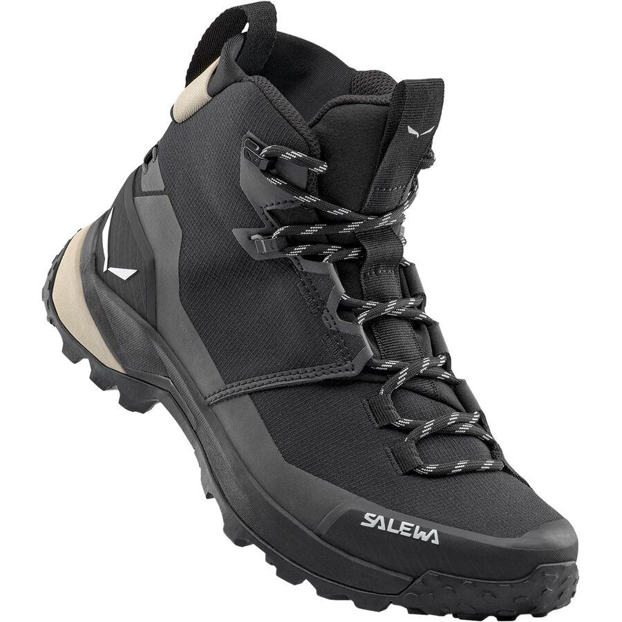 Salewa Puez Mid PTX Hiking Boot - Women's Black/Black
