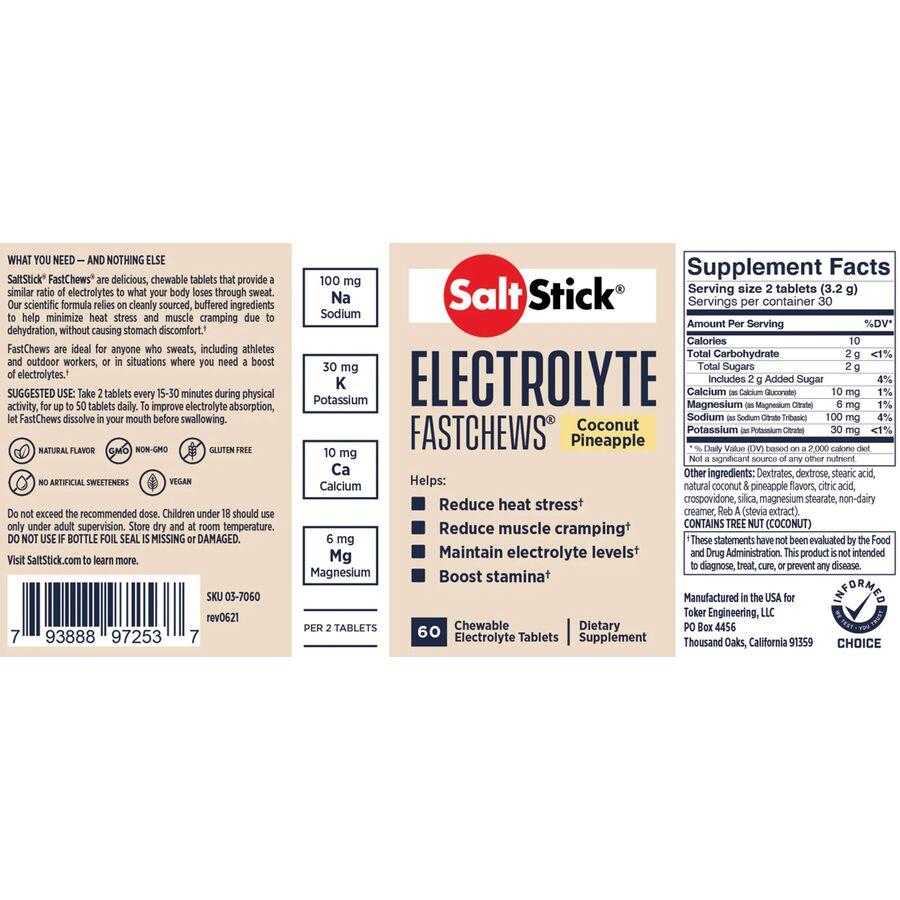 SaltStick Fastchews Chewable Electrolyte Tablets