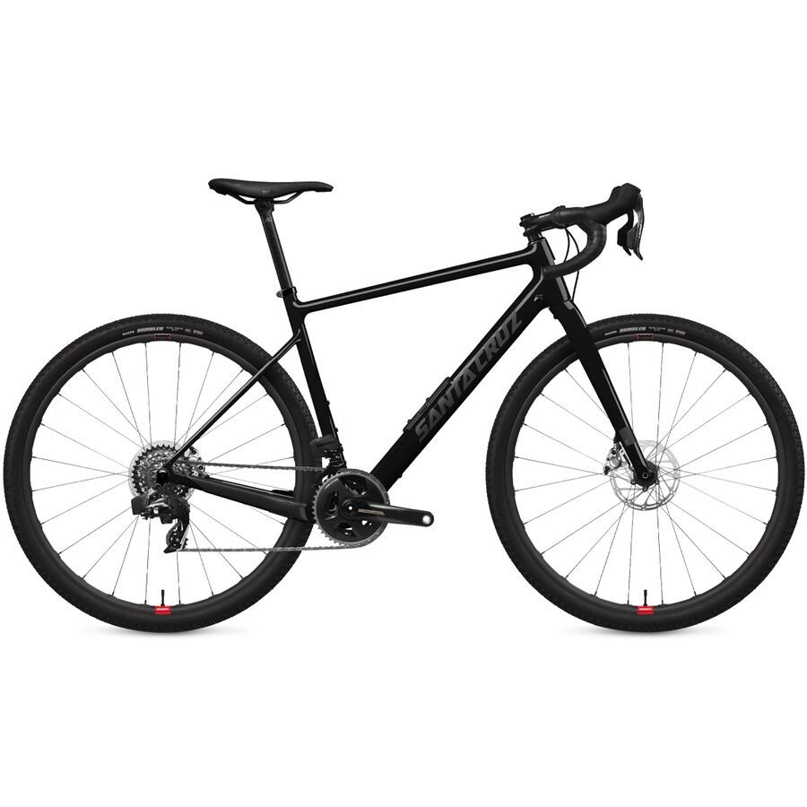 Santa Cruz Bicycles Stigmata CC Red/Force AXS 2x Gravel Bike Gloss Black Sparkle