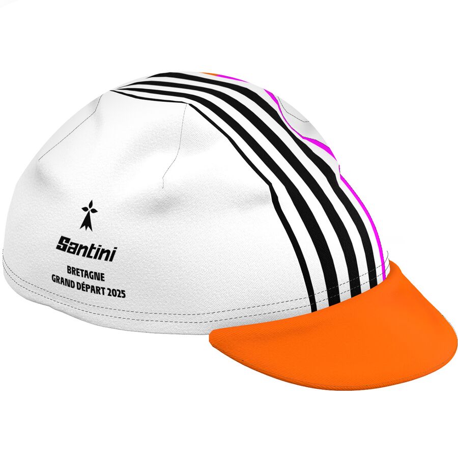 Santini TDFF Grand Depart Bretagne Cycling Cap Print