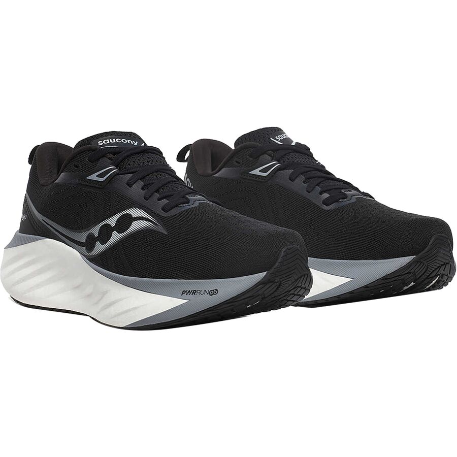 Saucony Triumph 22 Running Shoe - Men's Black/White
