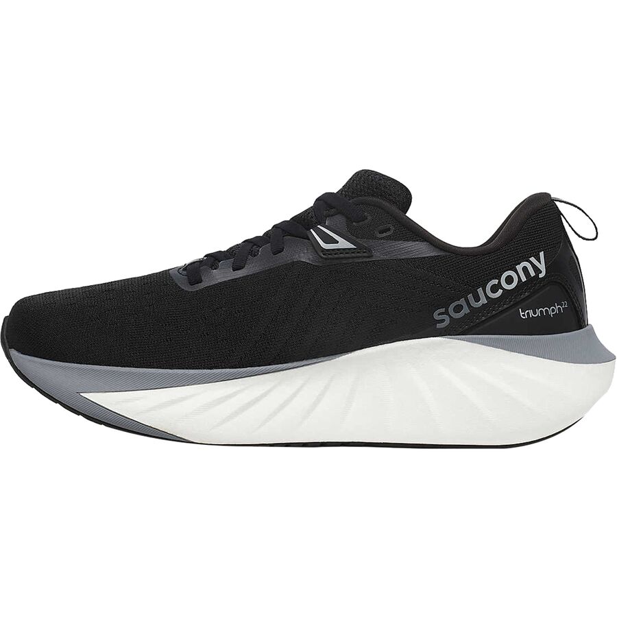 Saucony Triumph 22 Running Shoe - Men's Black/White