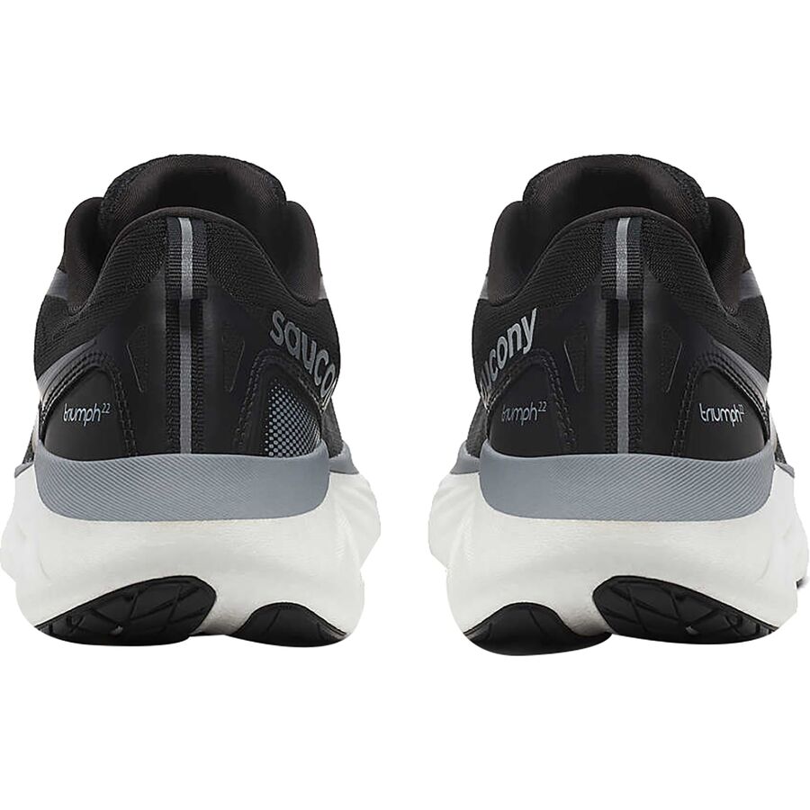 Saucony Triumph 22 Running Shoe - Men's Black/White