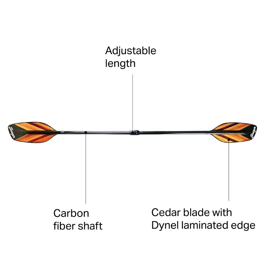 Sawyer Oars Orca V-Lam Straight Shaft Touring Kayak Paddle