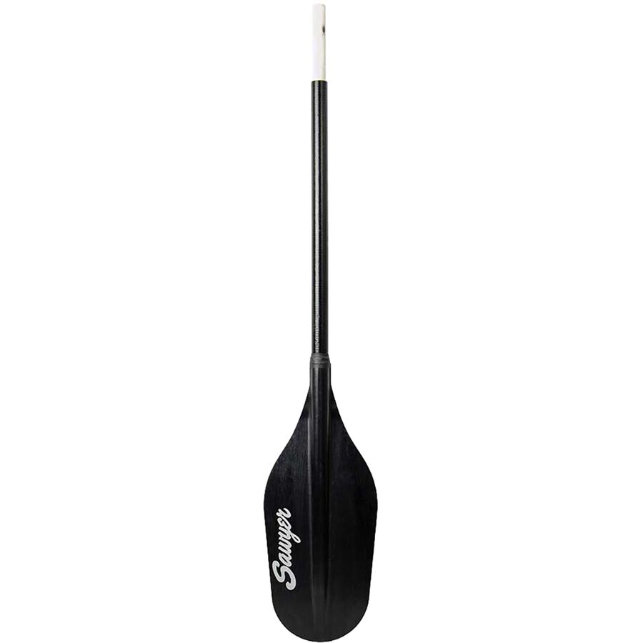 Sawyer Oars Small Stealth 2-Piece Straight Blade Oar + Rope Wrap Black
