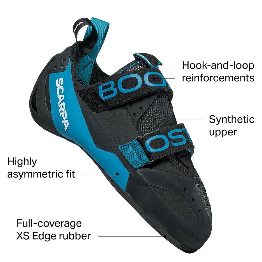Scarpa Boostic Climbing Shoe Black/Azure