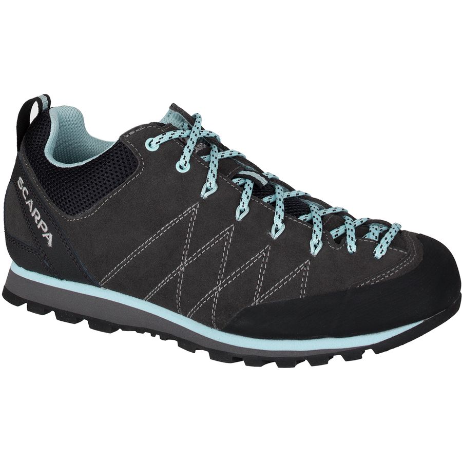 Scarpa Crux Shoe - Women's Shark/Blue Radiance