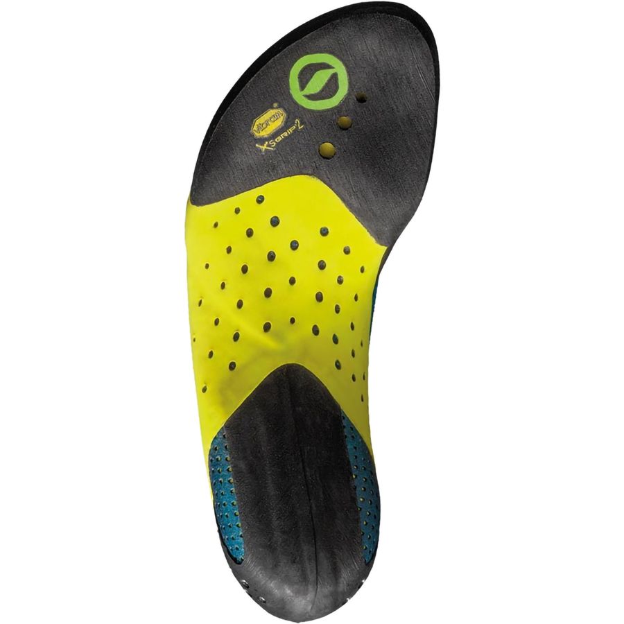 Scarpa Furia Air Climbing Shoe Baltic Blue/Yellow
