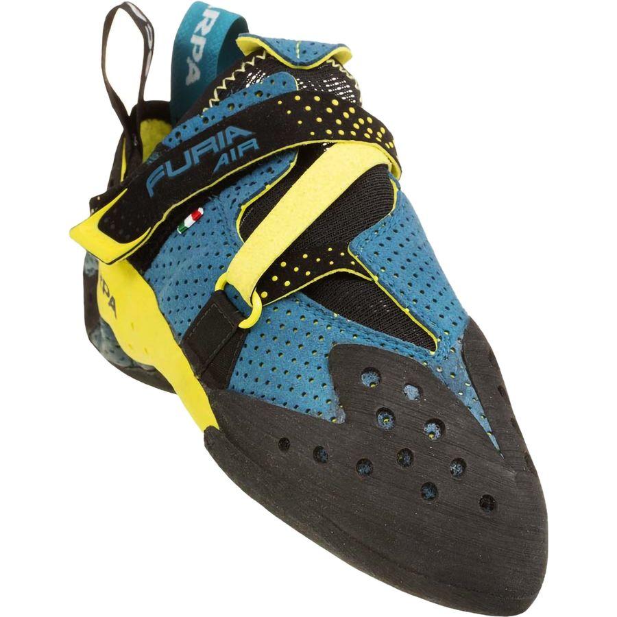 Scarpa Furia Air Climbing Shoe Baltic Blue/Yellow