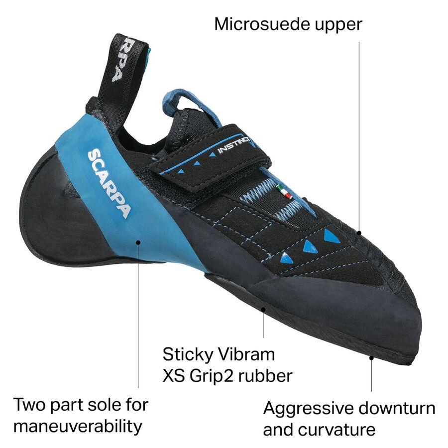 Scarpa Instinct VSR Climbing Shoe Black/Azure