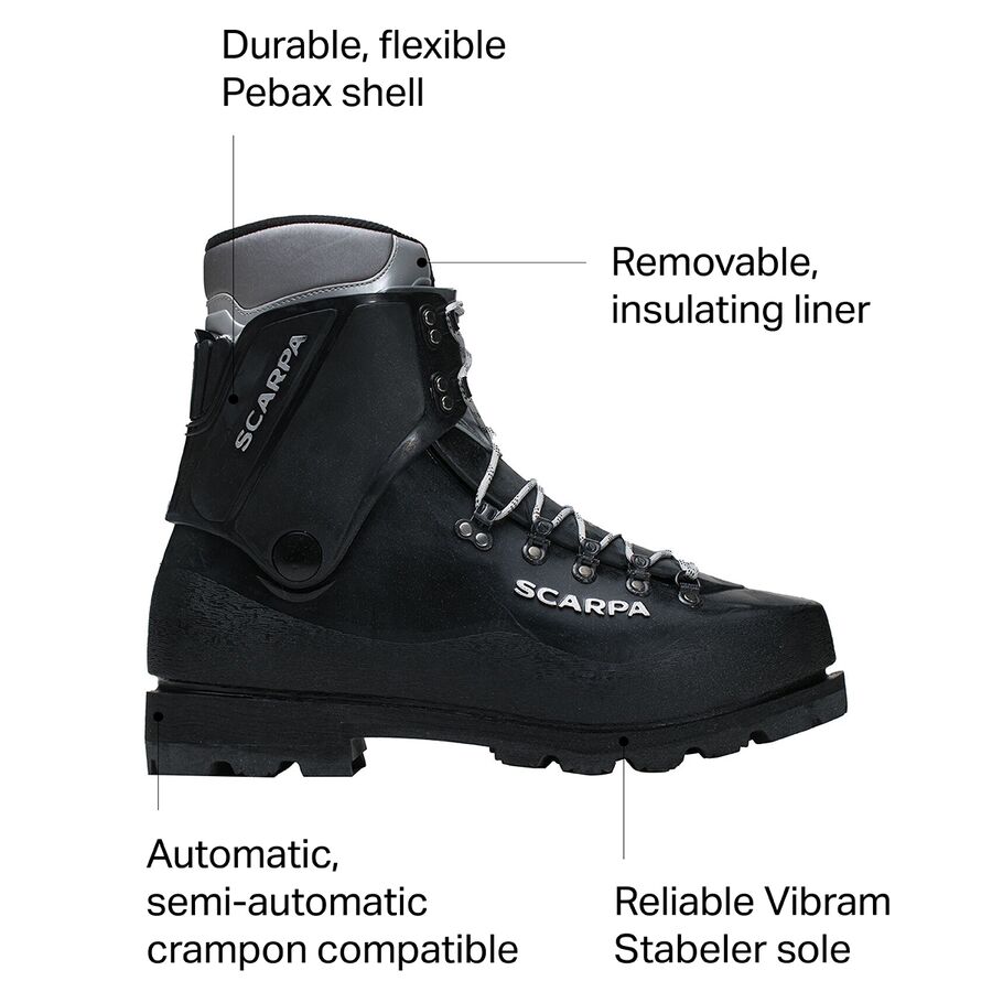 Scarpa Inverno Mountaineering Boot Black