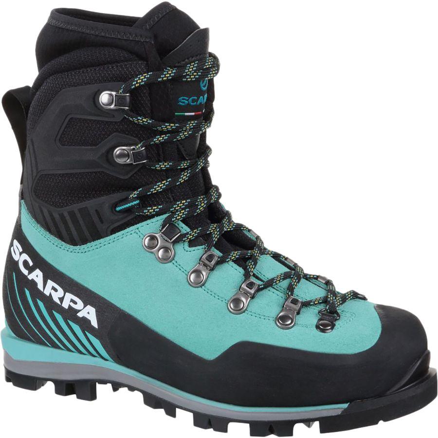 Scarpa Mont Blanc Pro GTX Mountaineering Boot - Women's Green Blue