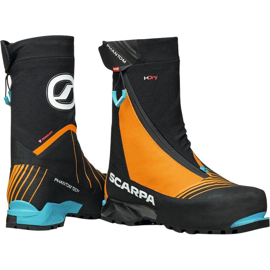 Scarpa Phantom Tech HD Mountaineering Boot Black/Bright Orange