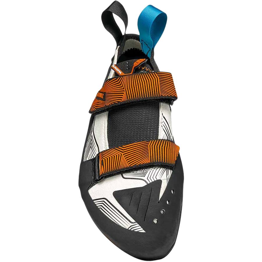 Scarpa Quantic Climbing Shoe Dust Grey/Mango