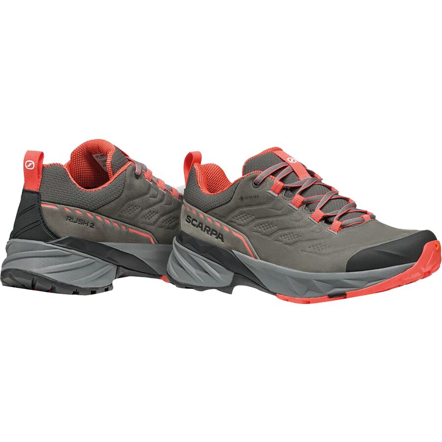 Scarpa Rush 2 Pro GTX Shoe - Women's Titanium/Coral