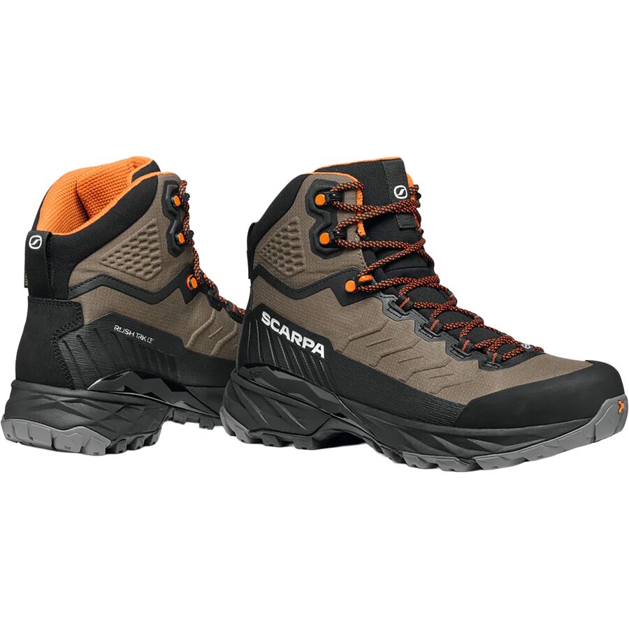 Scarpa Rush TRK LT GTX Hiking Boot - Men's Mud/Burnt Orange
