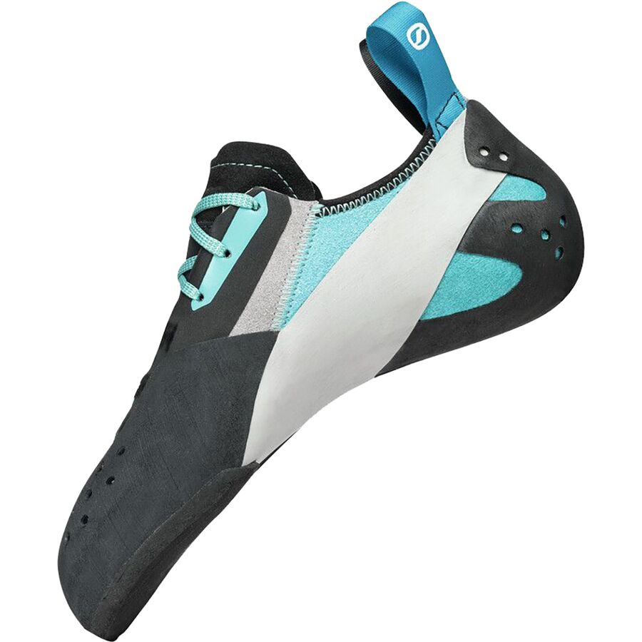 Scarpa Veloce L Climbing Shoe - Women's Light Grey/Maldive