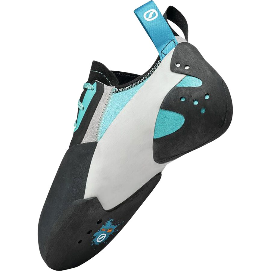 Scarpa Veloce L Climbing Shoe - Women's Light Grey/Maldive
