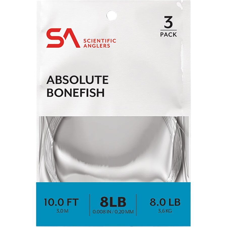 Scientific Anglers Absolute Bonefish 10-Foot Leader - 3-Pack