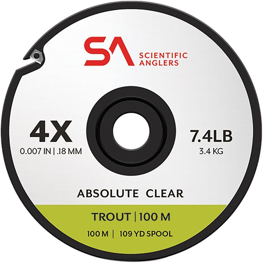 Scientific Anglers Absolute Trout Tippet - 100m Clear
