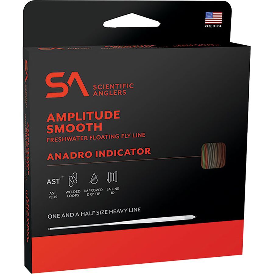 Scientific Anglers Amplitude Smooth Stillwater Indicator Orange/Willow/Optic Green