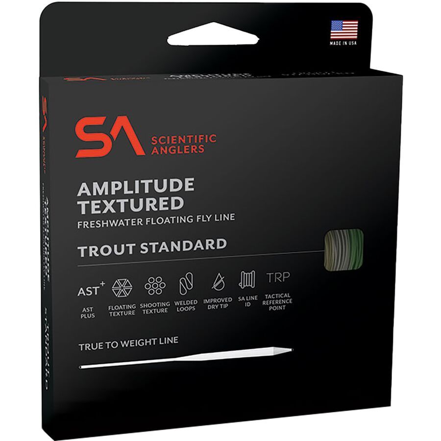Scientific Anglers Amplitude Trout Standard Textured Fly Line Green/Willow/Dark Willow