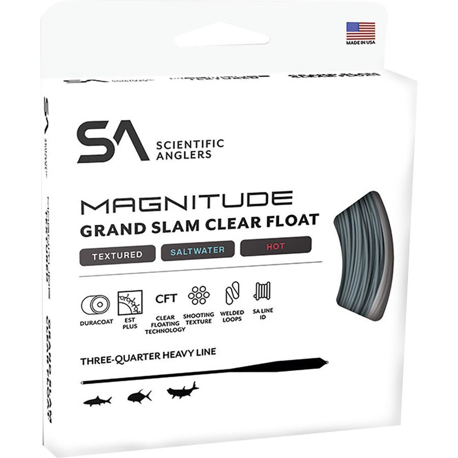 Scientific Anglers Magnitude Textured Grand Slam 10ft Clear Float Tip Line Horizon/Clear