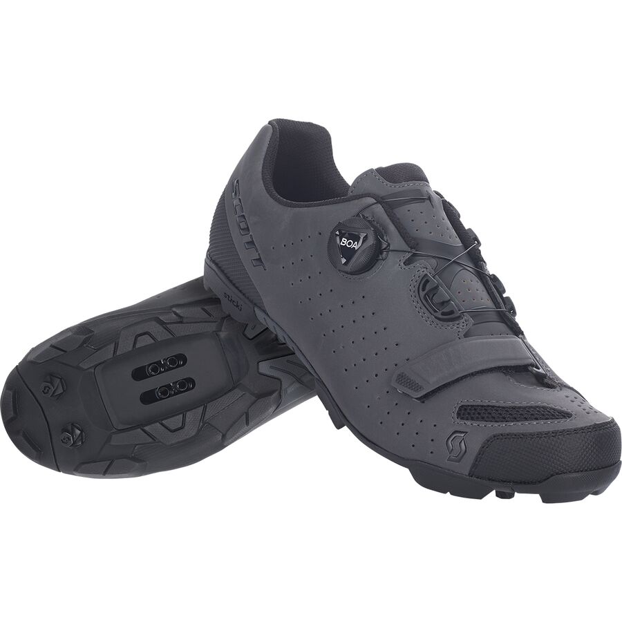 Scott MTB Comp BOA Reflective Cycling Shoe - Men's Grey Reflective/Black