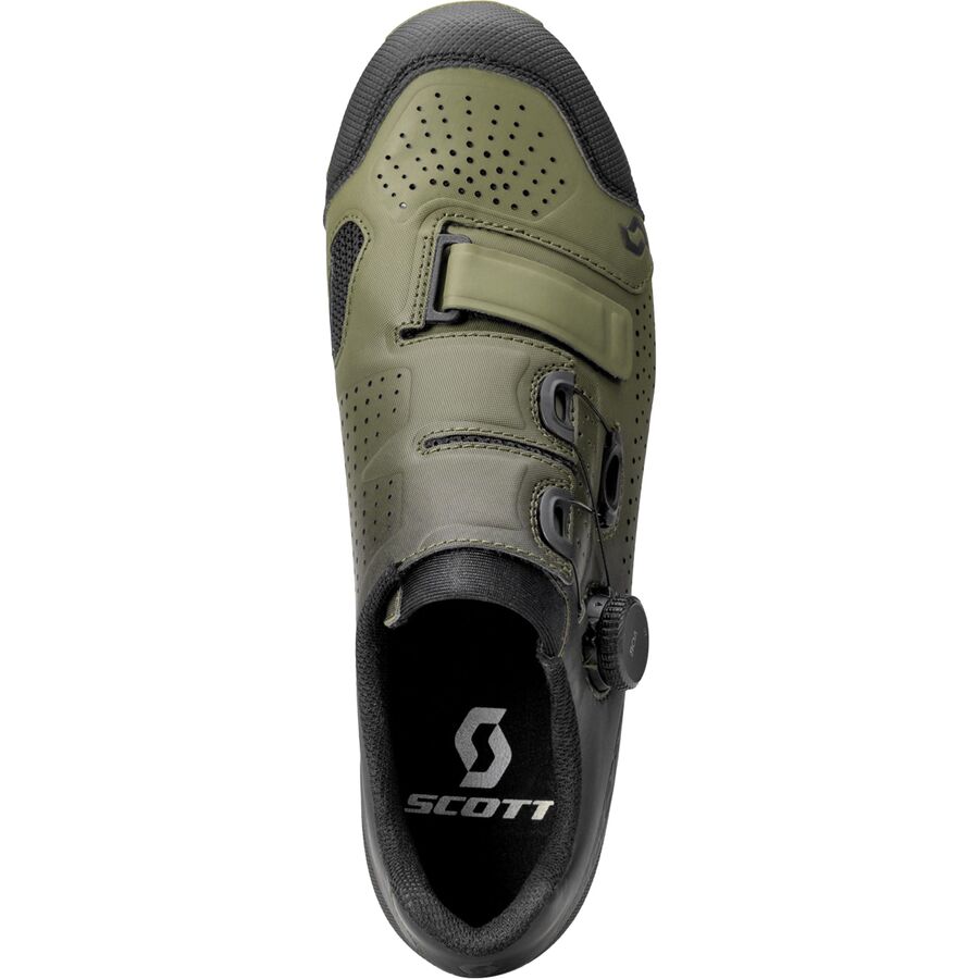 Scott MTB Team BOA Cycling Shoe - Men's Black/Fir Green