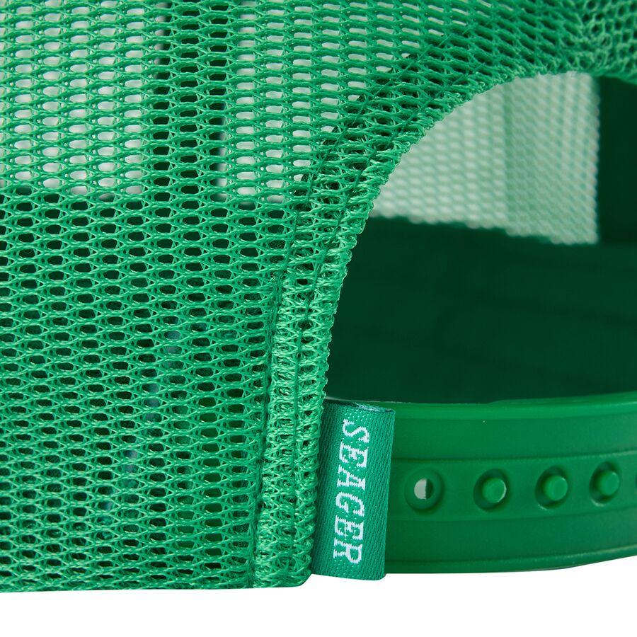 Seager Co. Good Luck All Mesh Snapback Hat Green