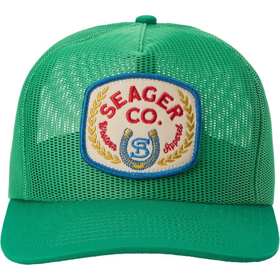 Seager Co. Good Luck All Mesh Snapback Hat Green