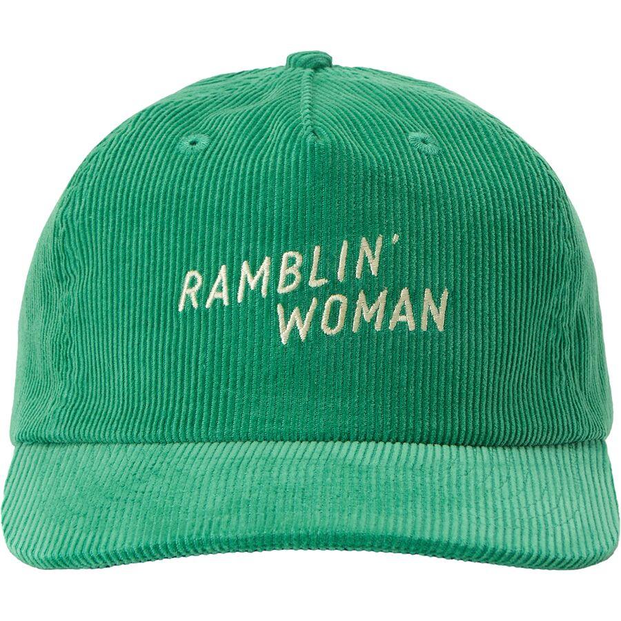 Seager Co. Ramblin' Cord Snapback Hat - Women's Green