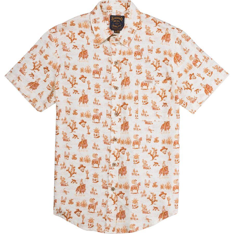 Sendero Provisions Co. City Slicker Button Up Short-Sleeve Shirt - Men's Muertos