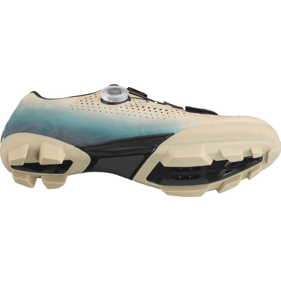 Shimano RX6 Mountain Bike Shoe - Men's Beige/Blue