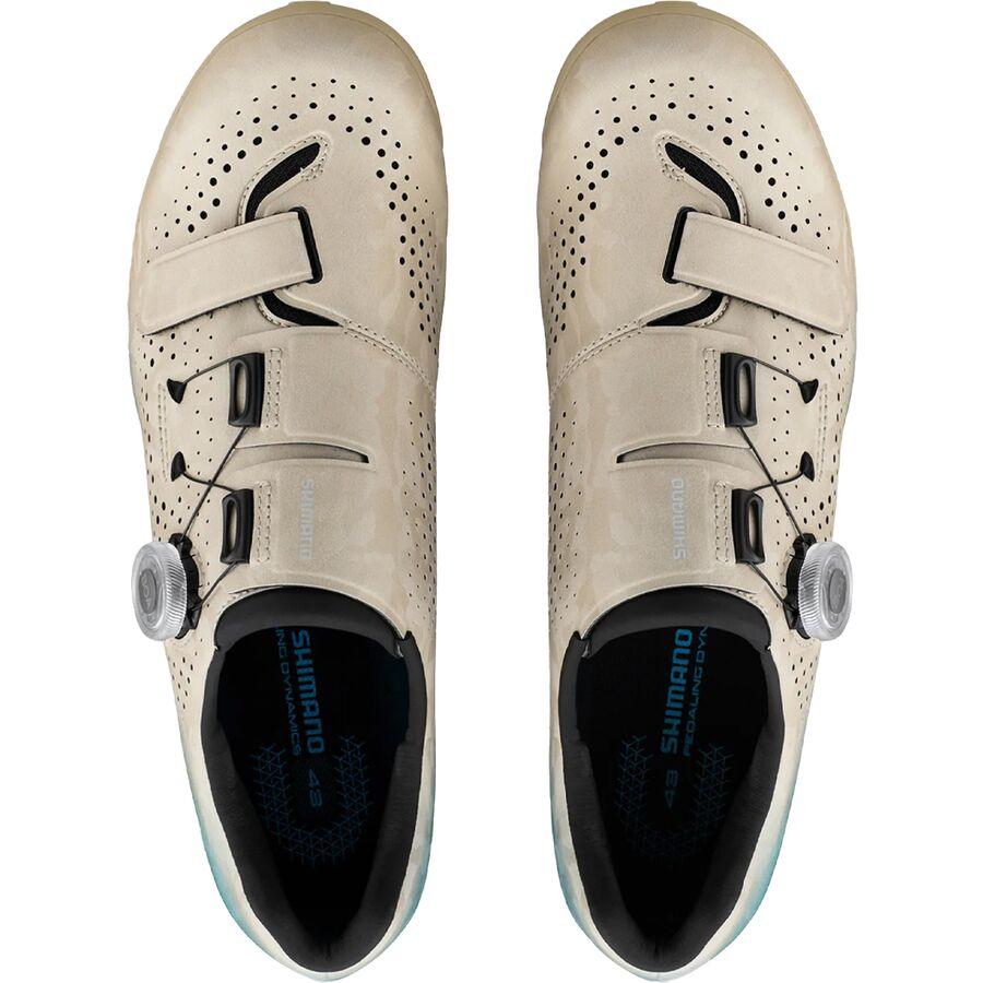 Shimano RX6 Mountain Bike Shoe - Men's Beige/Blue