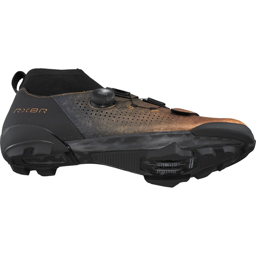 Shimano RX801 Rally Gravel Bike Shoe - Men's Metallic Orange