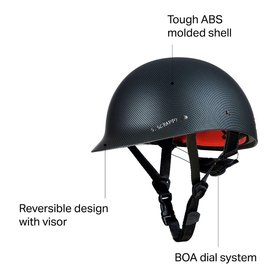 Shred Ready Super Scrappy Kayak Helmet Black