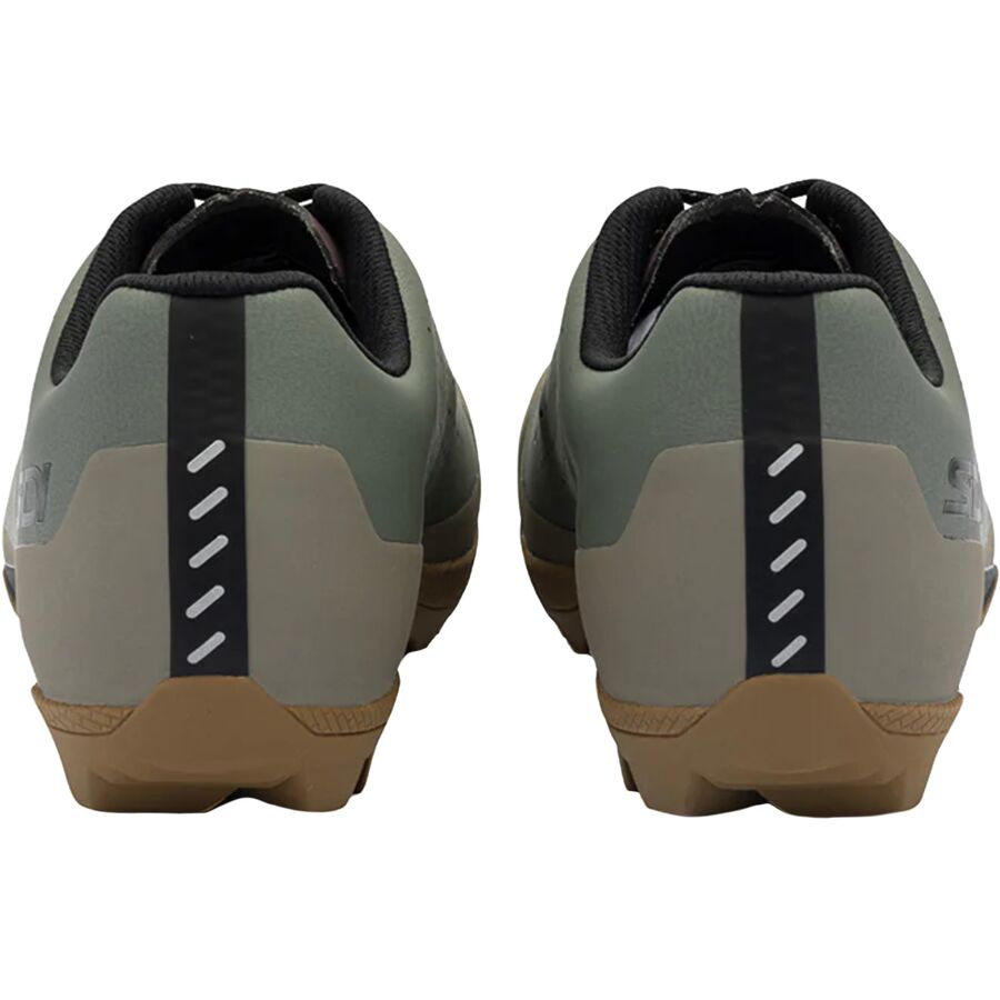 Sidi Asper Laces Gravel Shoe - Men's Military Yellow