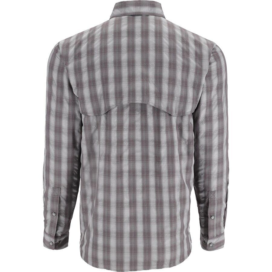 Simms Big Sky Shirt - Men's Driftwood Plaid