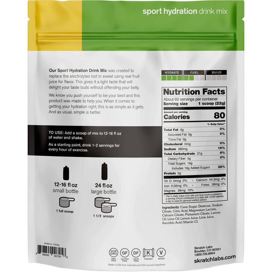 Skratch Labs Hydration Sport Drink Mix - 60-Serving Bag Fruit Punch