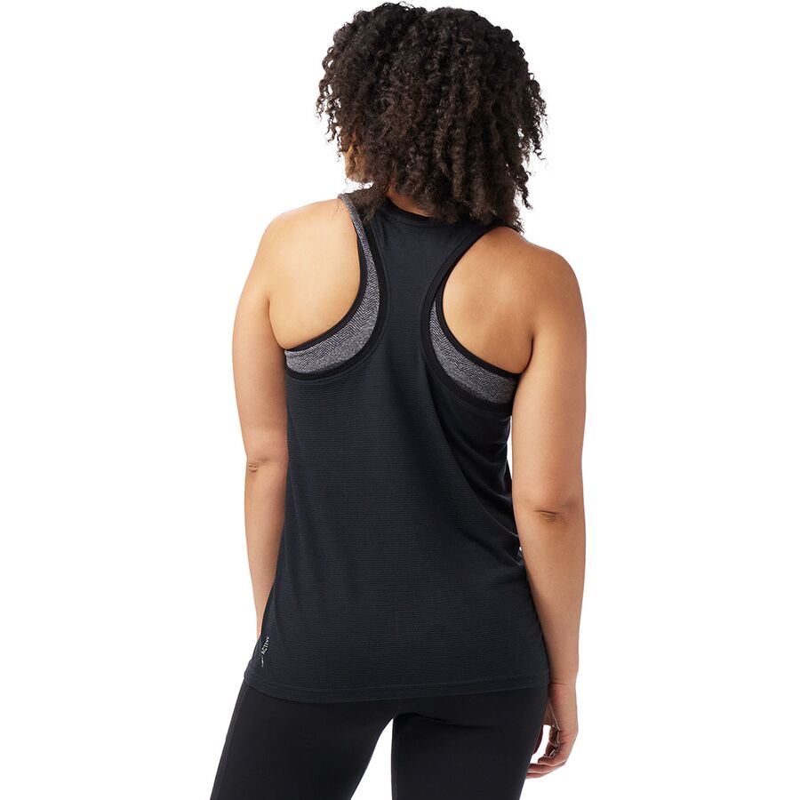 Smartwool Active Mesh Racerback Tank Top - Women's Black