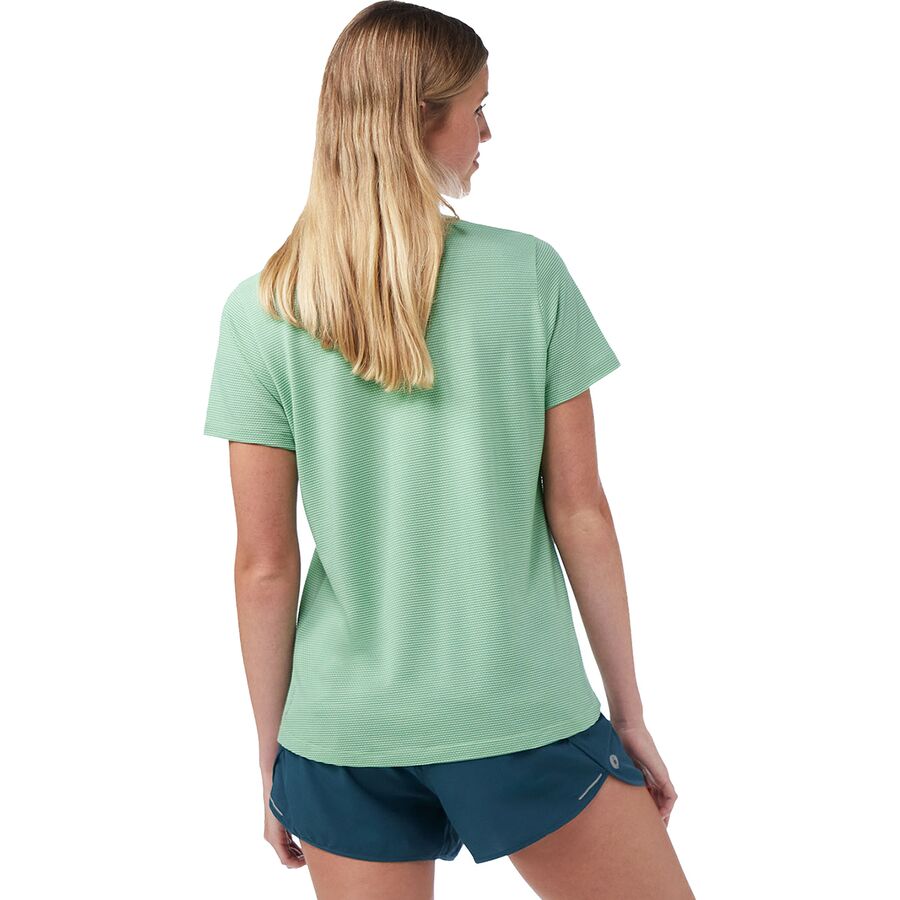 Smartwool Active Mesh Shirt - Women's Matcha Zen Heather