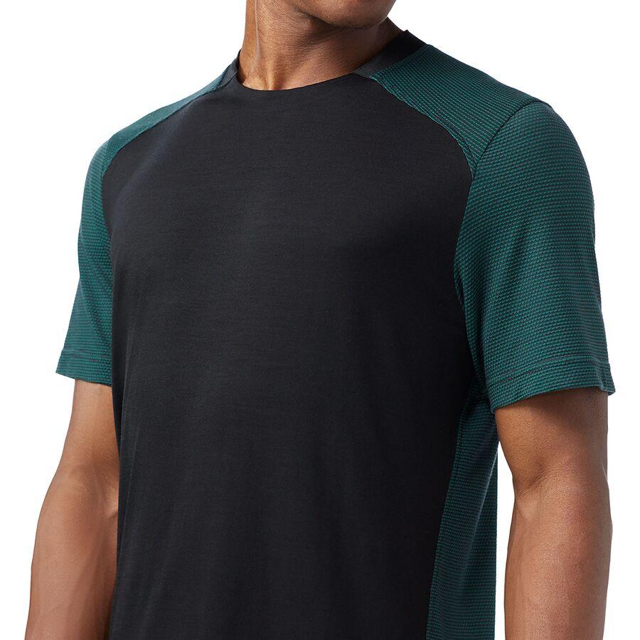 Smartwool Active Mesh Short-Sleeve T-Shirt - Men's Evergreen/Black